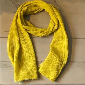 Yellow scarf